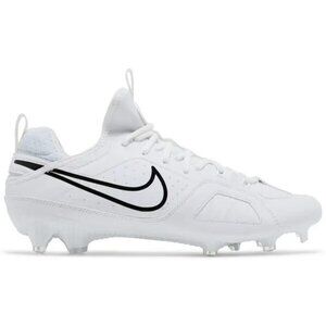 Nike Huarache 9 Varsity LAX – Sz 8 Men Lacrosse Cleat White Black FD0090-101 NEW